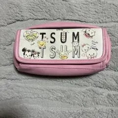 Disney TSUM TSUM ピンク ペンケース ポーチ