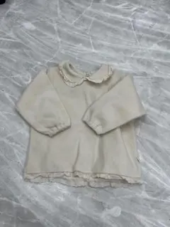 フリル襟付き アオスタ　トップス
