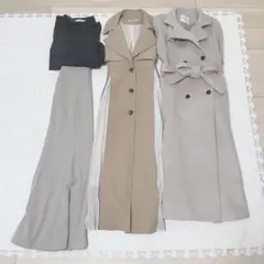 ⑦ 新品未使用あり　きれいめ　コーデ　まとめ売り　4点セットのサムネイル