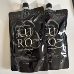 バランローズ KUROクリームシャンプー ナチュラルブラック400g 2本