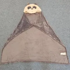 MINISO パンダフード付きブランケット 90x100cm