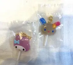 サンリオキャラクターズ　カラフルキャンディーチャーム　ウサハナ　マイメロディ