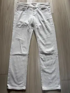 UNIQLO スリムテーパードデニム 23インチ ホワイト