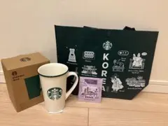 韓国Starbucks セラミックマグ ホワイトセット【新品】