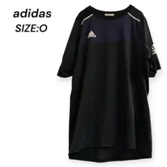 adidas ◆Tシャツ O 黒 ネイビー CLIMACOOL 半袖 スポーツ