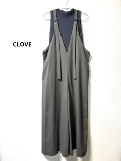 CLOVE★ヤマダヤVネック サロペットグレーゆったりフリーサイズ美品