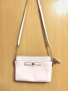 kate spade ピンク ショルダーバッグ　エナメル