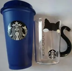 スタバ　ハロウィン2025　耐熱グラスマグキャット　2024　リユーザブルカップ