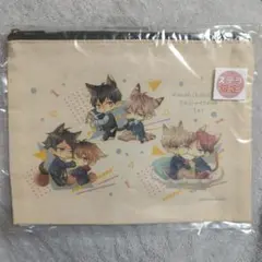 【匿名配送】男はじ ケモミミフラットポーチ ステラワース限定