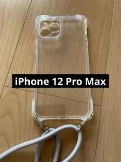 新品未使用　ショルダーストラップ付き iPhoneケース クリアのサムネイル