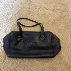 LOEWE ハンドバッグ ミニボストンバッグ　ヘリテージ　レザー　濃ブラウン
