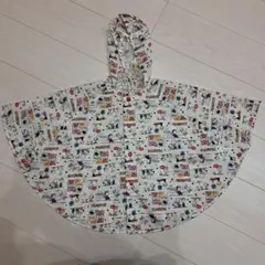 スヌーピー ベビーレインコート フード付き(ポンチョタイプ)