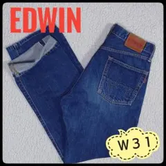 EDWIN　505X　デニムパンツ　W31　セルビッチ　ワイドストレート　日本製のサムネイル