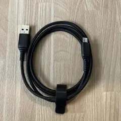 高耐久ナイロン編み 1m Micro-USB充電＆データ転送ケーブル