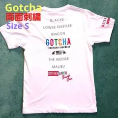 Gotcha Tシャツ 両面刺繍 Size S クイックシルバー
