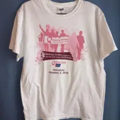 2010年ハワイ乳ガン撲滅チャリティーイベントTシャツ Mサイズ