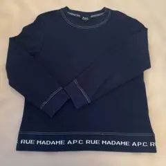 A.P.C. ネイビー トレーナー Lサイズ