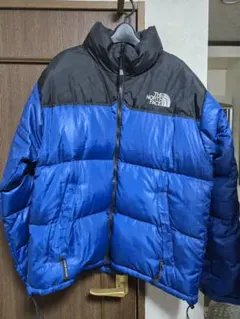 THE NORTH FACE ダウンジャケット 青/黒　Lサイズ