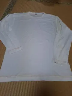 s*k様 GUNZE　YG-Xホワイト 長袖Tシャツ オレンジステッチMサイズ