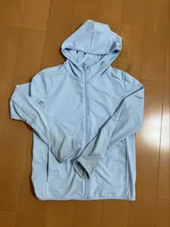 エアリズムUVカットメッシュパーカ　140 ブルー