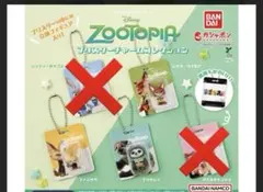 ズートピア ブリスターチャームコレクション　ニック　フィニック　フラッシュ