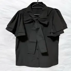 【新品】ブラウス 肩フリル リボン 量産