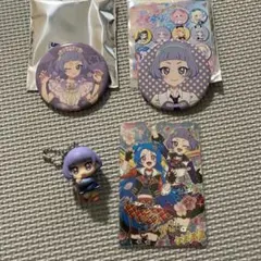 ひみつのアイプリ　映画特典　サインカード　缶バッジ　ビビ チィ