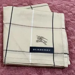 【新品・シール付き】BURBERRY バーバリー 大判ハンカチ　男女兼用