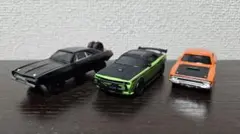 マテル ミニカー 3台セット ワイルドスピード　1/55 チャージャー