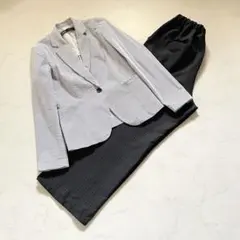 【美品】ZARA ジャケット&ワイドパンツ コーデ 洗える L
