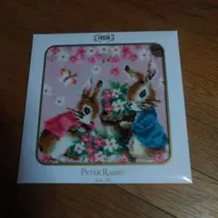 フェイラーハンカチ ピーターラビット フラワーガーデン ピンク