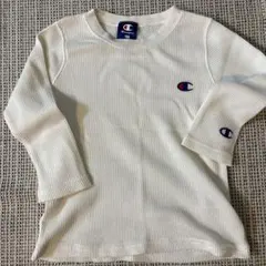 Champion ホワイト 長袖カットソー 100cm