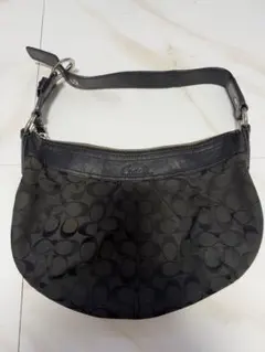 COACH シグネチャー ハンドバッグ ブラック