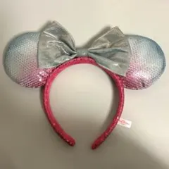 ディズニー カチューシャ スパンコール グラデーション ミニー