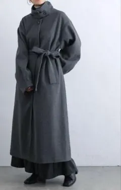 【新品未使用】COLONY2139 / ベルト付ボリューム袖ステンカラーコート