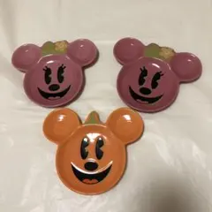 ディズニー　ハロウィン　スーベニア　プレート　3枚