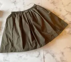 GU ギャザースカート カーキ⭐︎ユニクロ　UNIQLO