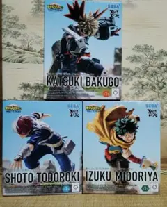 僕のヒーローアカデミア XrossLink 緑谷出久 爆豪勝己 轟焦凍 3体