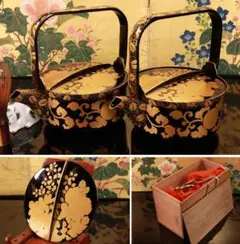 未使用品 輪島塗 屠蘇器 五島屋 謹製 塗師 松崎俊峰作 共箱付き漆器 うるし 未使用品 輪島塗 屠蘇器 五島屋 謹製 塗師 松崎俊峰作 共箱