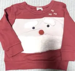 【新品未使用】サンタクロース　トレーナー　クリスマス　ベビートレーナー　90cm