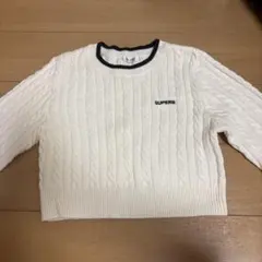 INGNI ケーブルニット ホワイト ブラック早いもの勝ち！