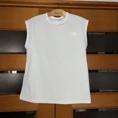ノースフェイス　フレンチスリーブロングヘムティー　ホワイト　M