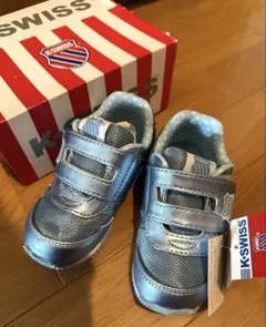 【新品タグ付】K-SWISS キッズ　ベビースニーカー⭐︎15cmのサムネイル