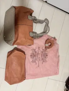 モンテロッソ　バッグインバッグ付ハンドバッグ