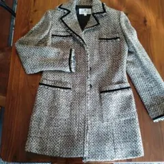 courrèges テーラードジャケット ブラックホワイト