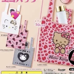 Hello Kitty エコバッグ　まつ毛ギャル　2点セット