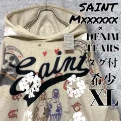 【タグ付・希少XL】セントマイケル×デニムティアーズ コラボ パーカー ベージュ