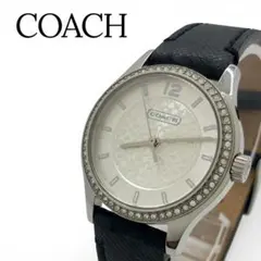 稼働/新品電池 COACH コーチ クォーツ レディース 腕時計 11Pダイヤ 