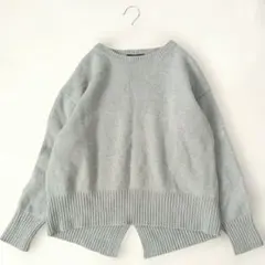 アーバンリサーチロッソ バックスリットニット クルーネック