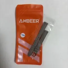 ANBEERレザー 時計ベルト腕時計バンド 女性用 12mm